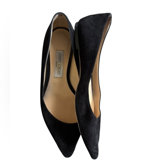 Jimmy Choo Black Flats - Picture 2 of 12